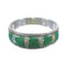 Sterling Silver Turquoise Opal Inlay Southwestern Ring Size 6-1/4 RX82972